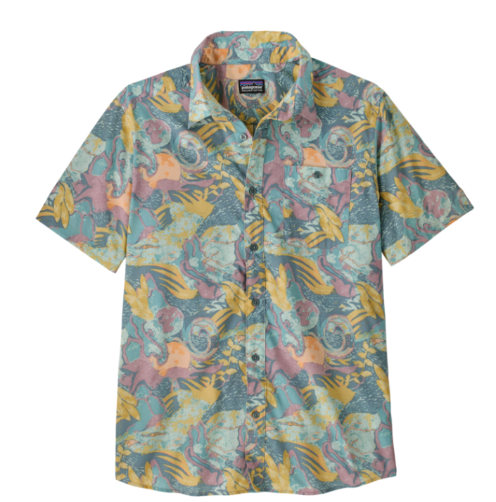 patagonia go to shirt in moon blue