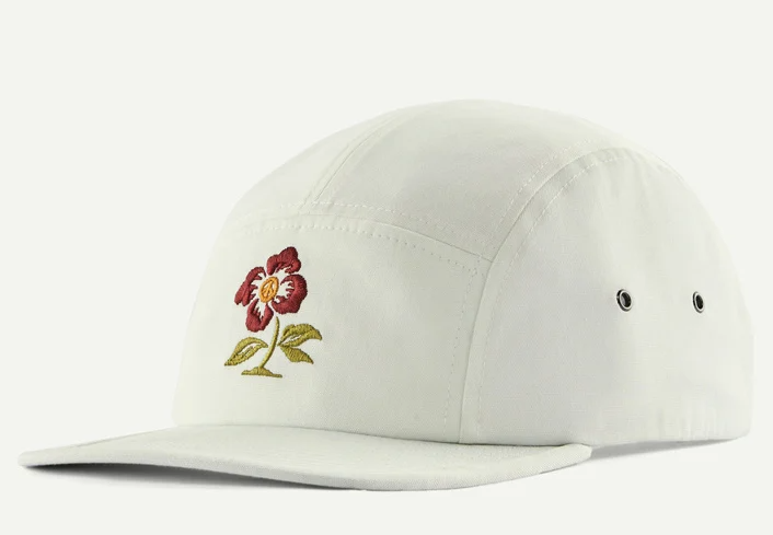 patagonia graphic maclure hat in birch white