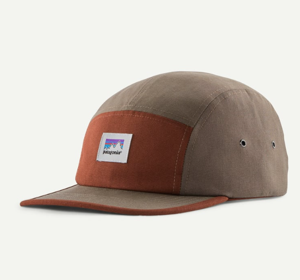 patagonia graphic maclure hat in marlow brown
