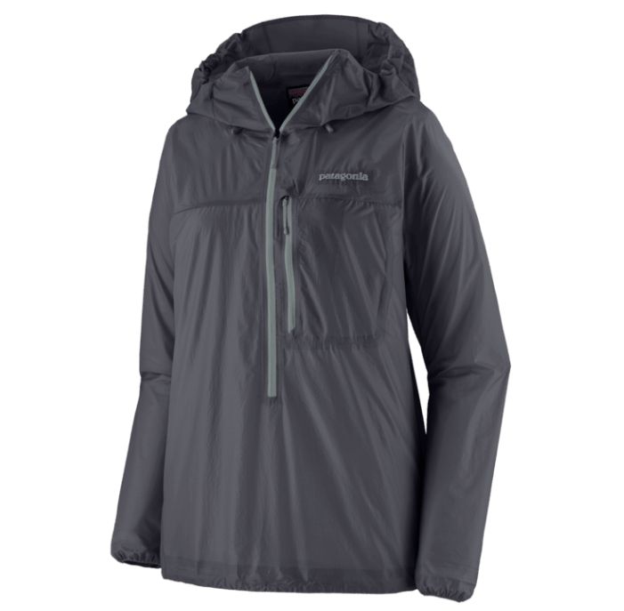 patagonia houdini rock jacket in smolder blue