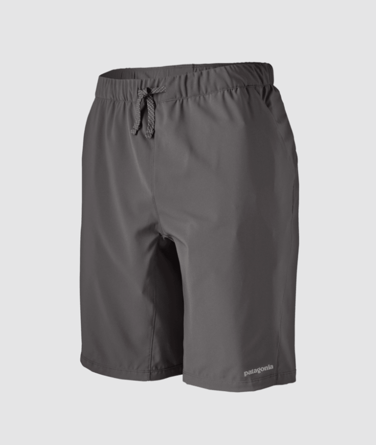 patagonia mens terrebonne shorts in forge gray