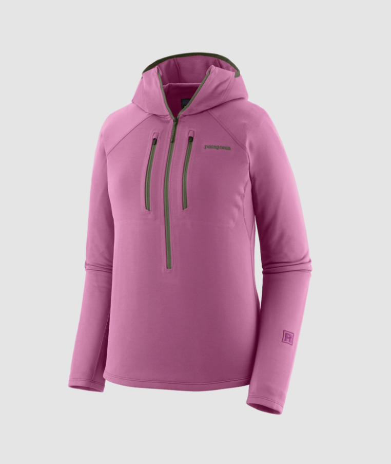 patagonia r1 ultralight in faded magenta
