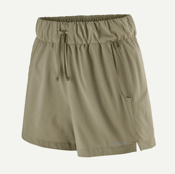 patagonia terrebonne shorts in river rock green