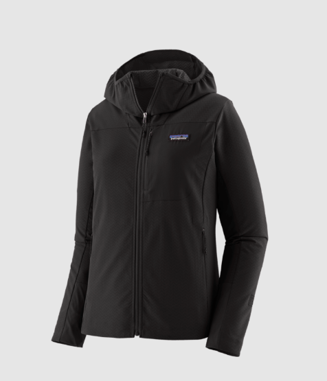 Patagonia womens cross strata hoody in black