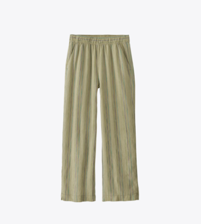 patagonia womens garden island pant in weathered stone
