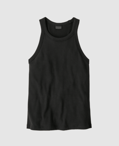 patagonia womens rib knit tank in black