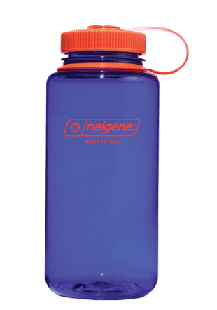 nalgene sustain 32 oz wide mouth bottle in color periwinkle