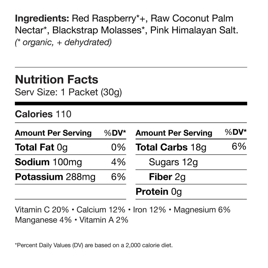 Muir Energy Red Raspberry Gel