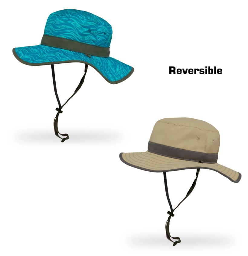 the sunday afternoons clear creek boonie kids hat in the color rolling wave tan