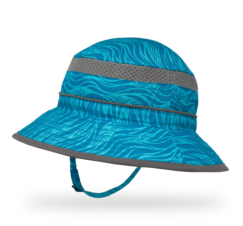 the sunday afternoons kids fun bucket hat in the color rolling wave