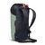 the black diamond rock blitz 15 litre pack in the color sage, back view