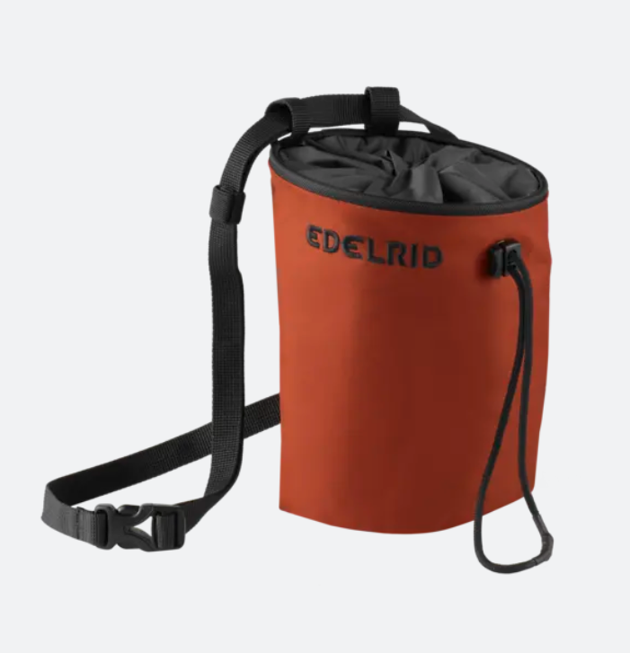 edelrid rodeo chalk bag in salsa