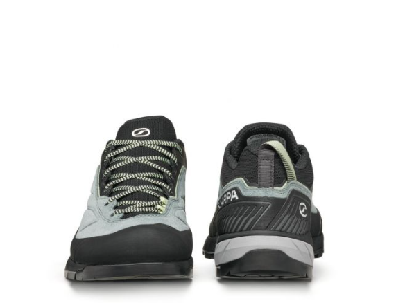 scarpa womens rapid xt approach shoe view of the toe and heel