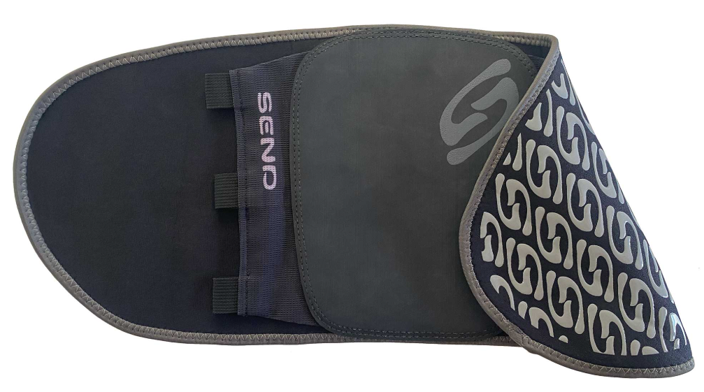 send large slim knee pad opened up