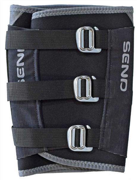 send large slim knee pad back view