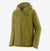 patagonia houdini jacket for men in the color shrub green, front view