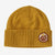 the patagonia brodeo beanie in the color slow going patch cabin gold