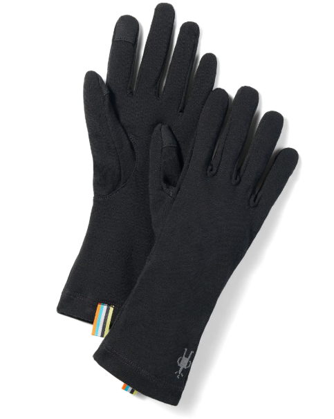 smartwool thermal merino glove in black