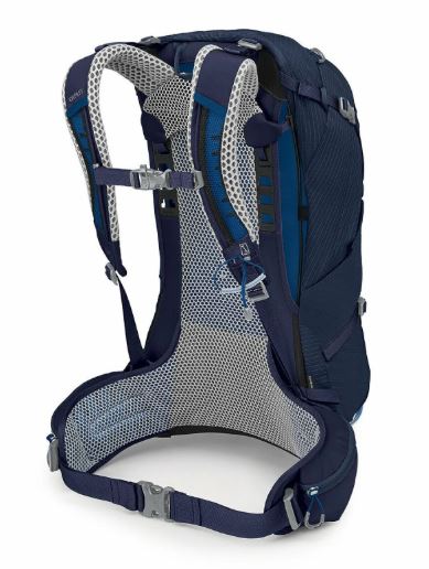 Osprey Stratos 24 Day Pack in blue, back