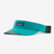 the patagonia airshed visor in the color subtidal blue, front view