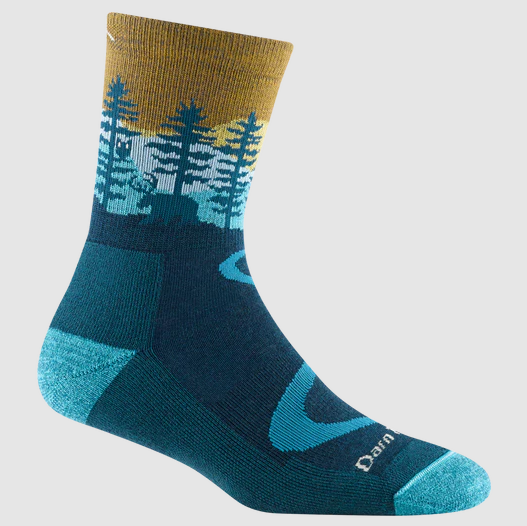 the darn tough northwoods womens sock in the color dark teal