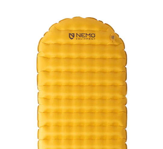 the top section of the nemo tensor trail mummy sleeping pad