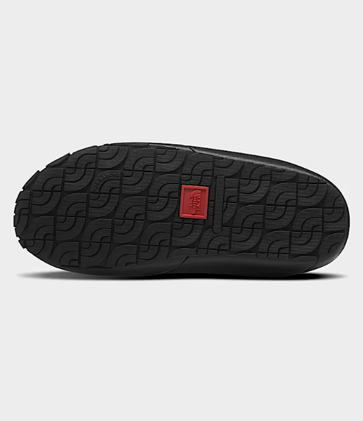 the north face mens traction mule in black sole view