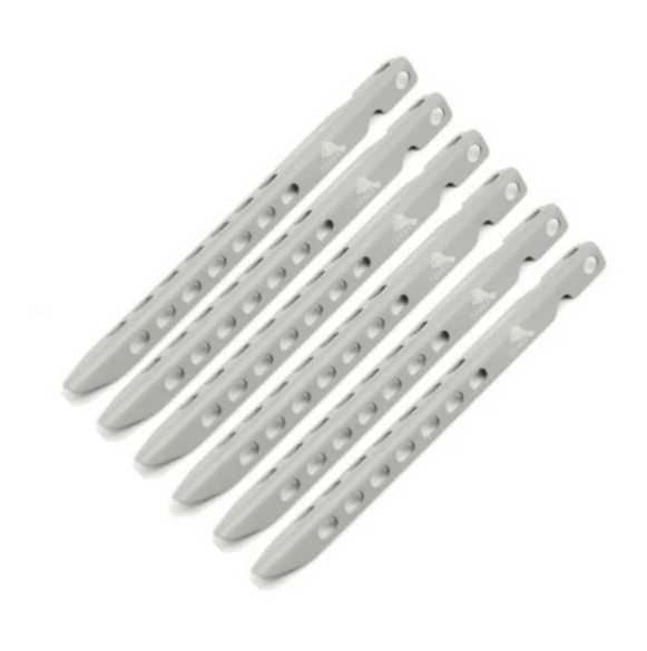 set of 6 toaks v shaped gear pegs
