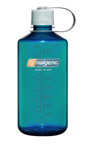 nalgene 32 oz sustain water bottle narrow mouth in trout green