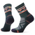 smartwool womens hike light cushion zig zag valley mid crew sock in the color twilight blue
