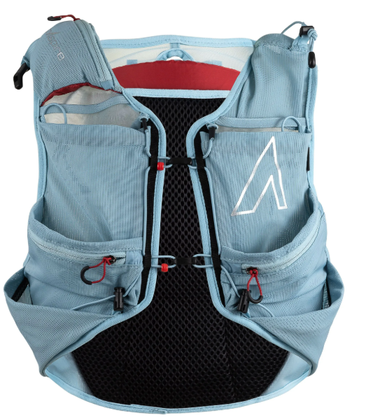 ultra spire zygos vest in blue stone front view