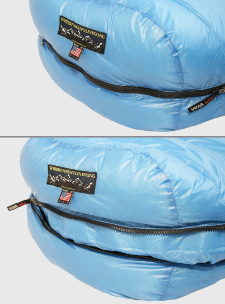 footbox of the western mountaineering cloudlite 15
