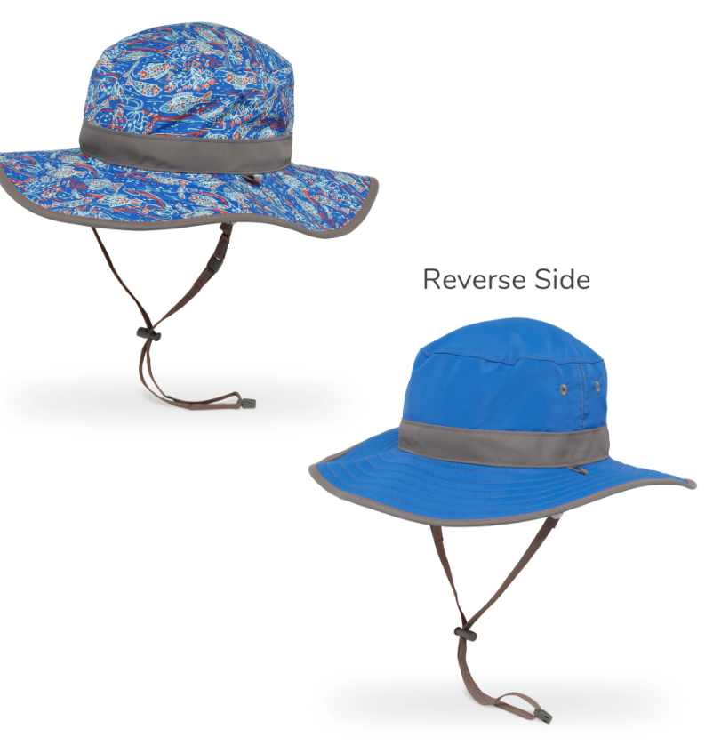 the sunday afternoons clear creek boonie kids hat in the color wild rivers
