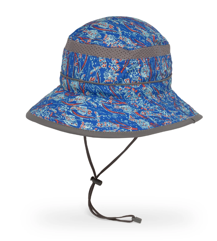 the sunday afternoons kids fun bucket hat in the color wild river