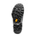 a photo of the tx hike mid leather gtx womens from la sportiva in the color carbon/lagoon, a view of the sole