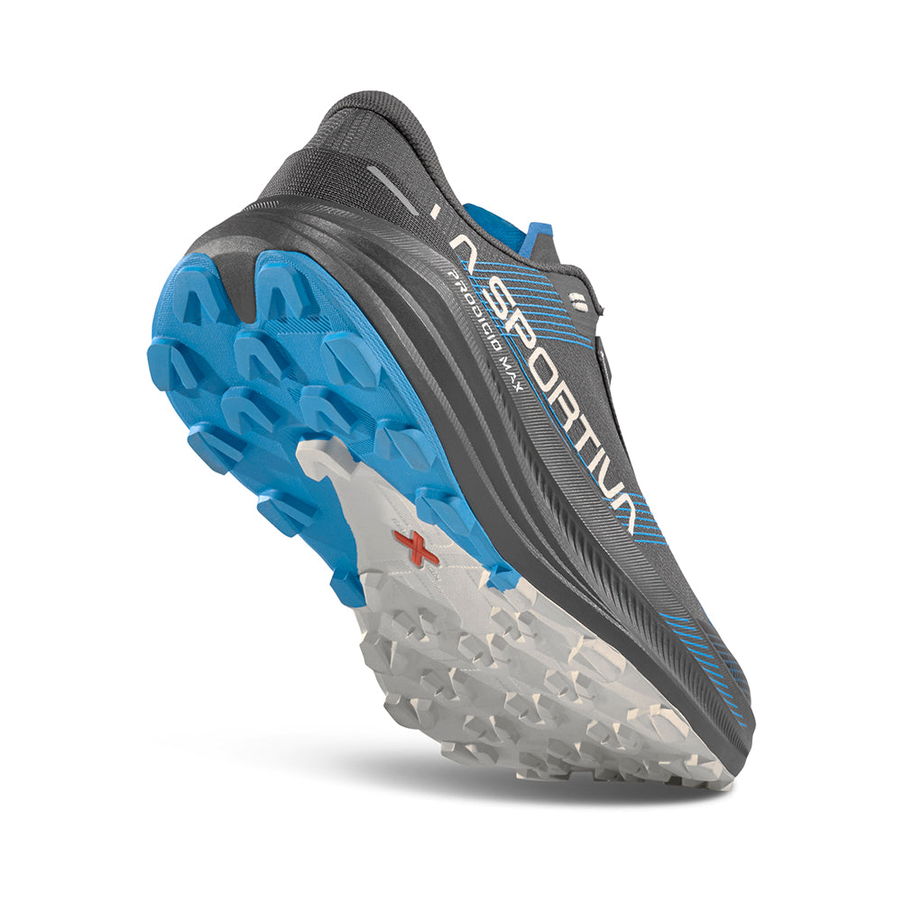 La Sportiva Prodigio Max Women's Trail Running Shoes, heel view