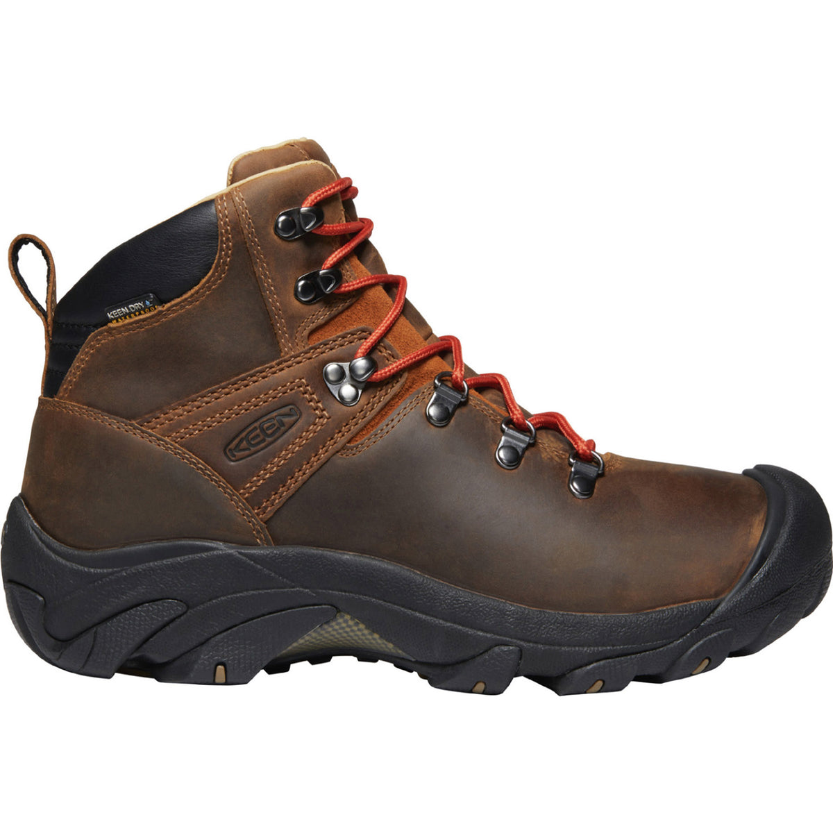 instep view of the men&#39;s pyrenees hiking boot in syrup