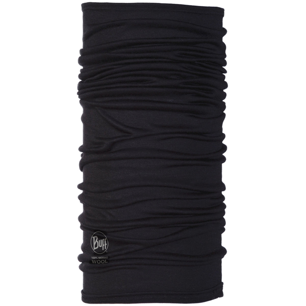 the black merino wool lightweight buff