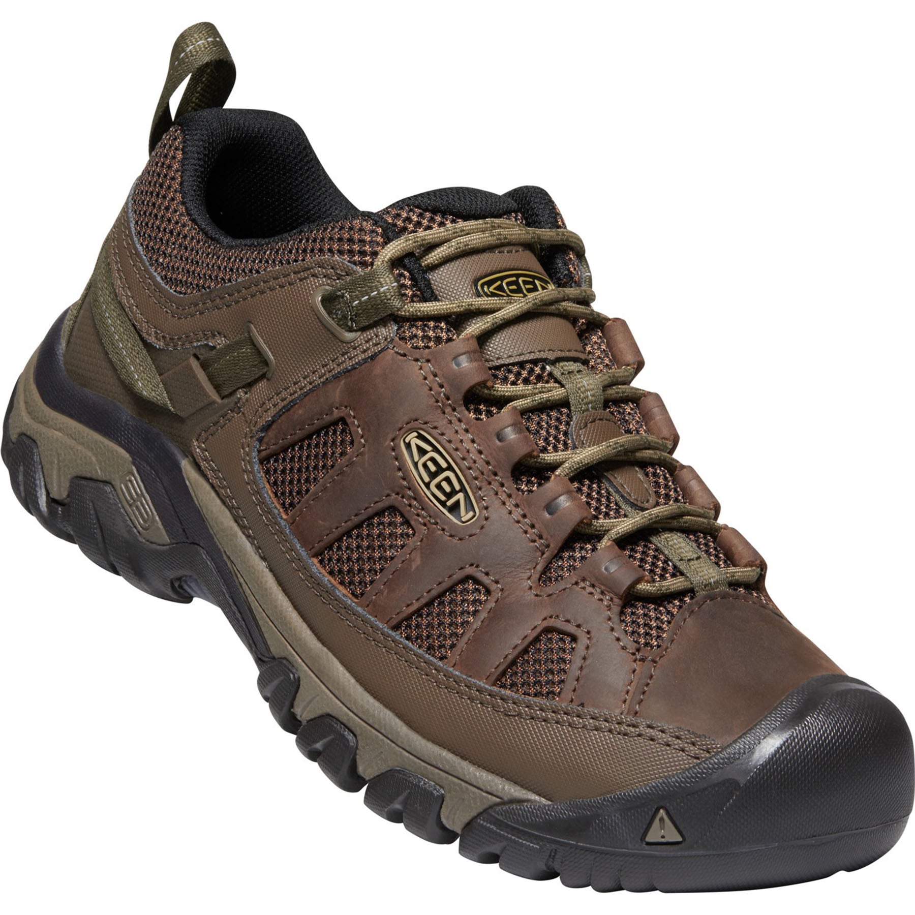 angled side view of the men's targhee vent low