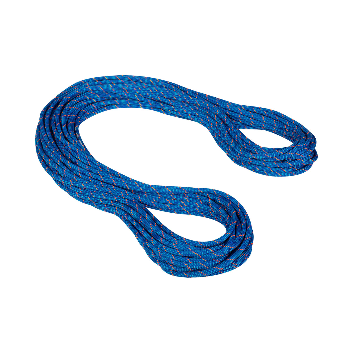 coiled up blue crag dry rope