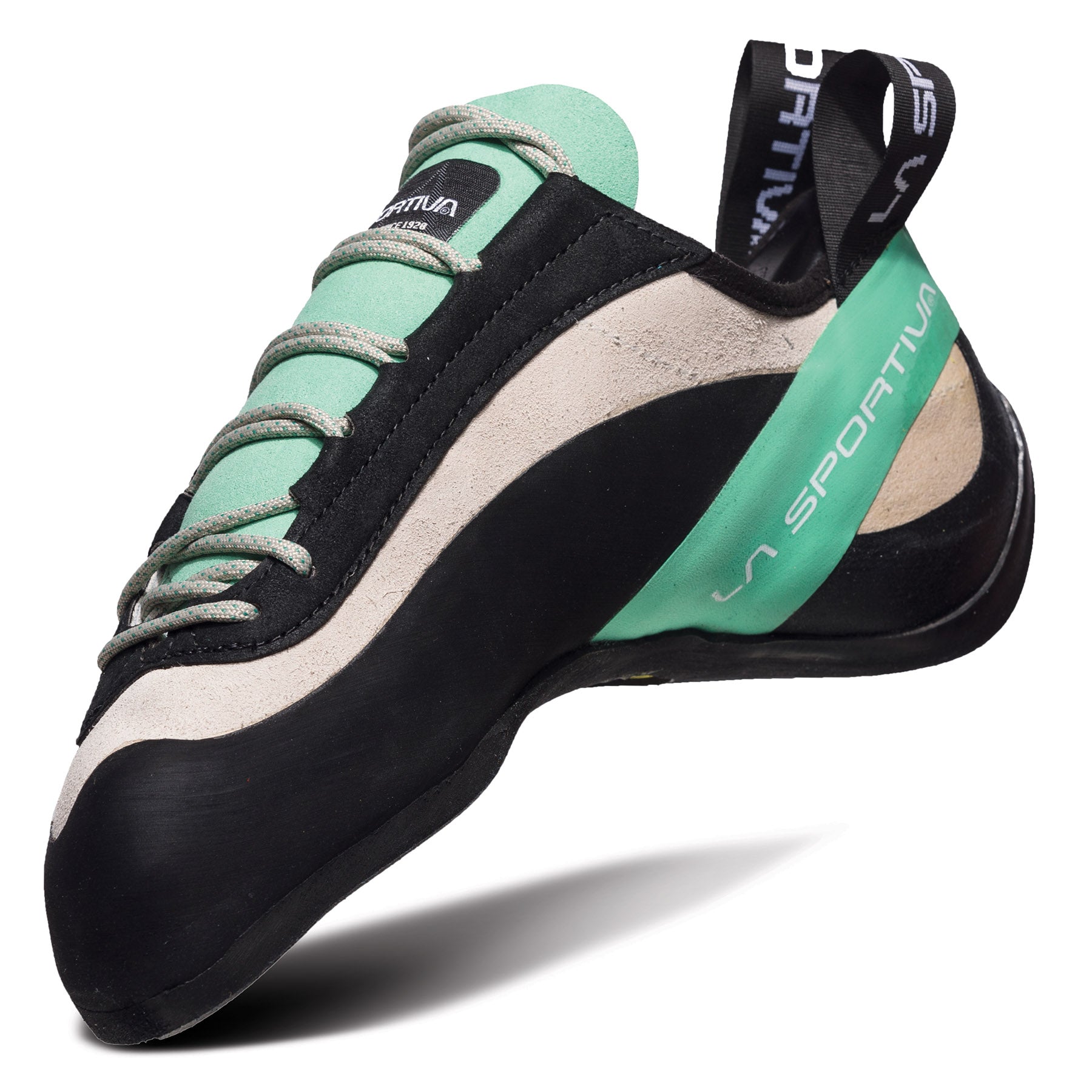 la sportiva womens' miura lace-up climbing shoes, inside side view