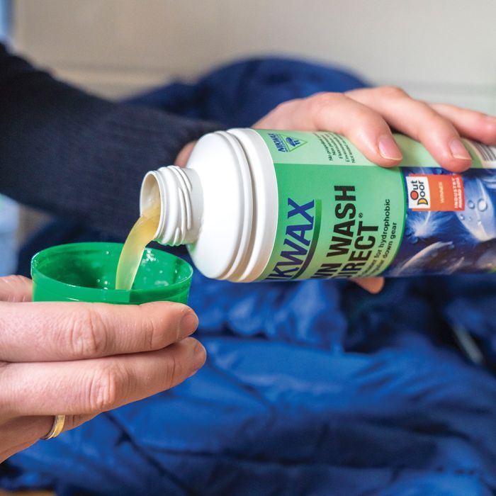 nixwax down wash in use