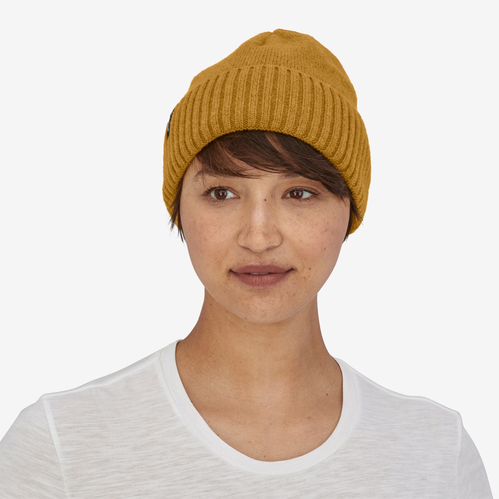 Patagonia Brodeo Beanie in Hawk Gold