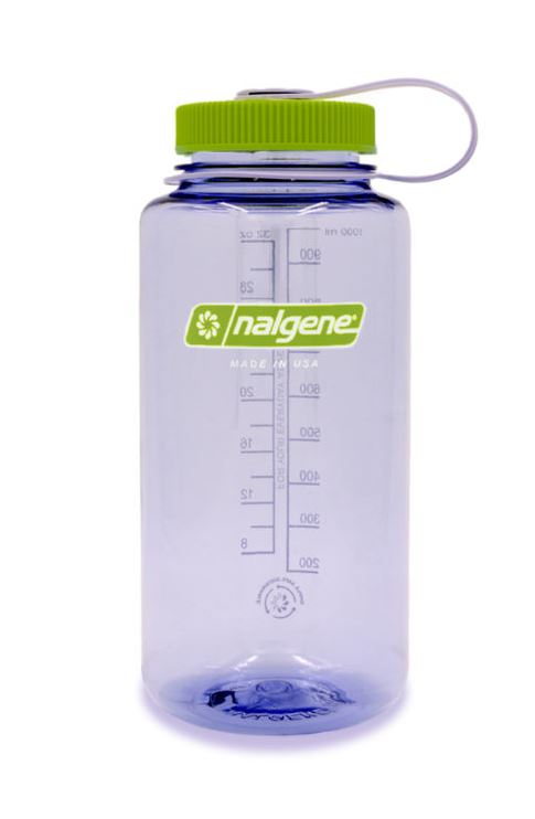 nalgene 32 oz wide mouth sustain water bottle in dove