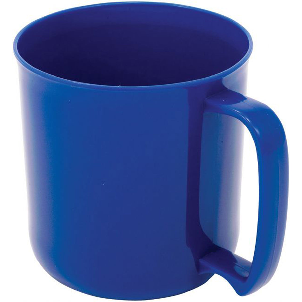 a blue mug