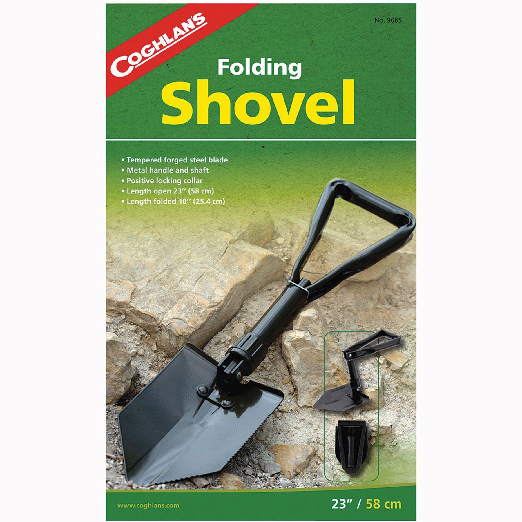 a photo of a photo of the package of the folding shovel