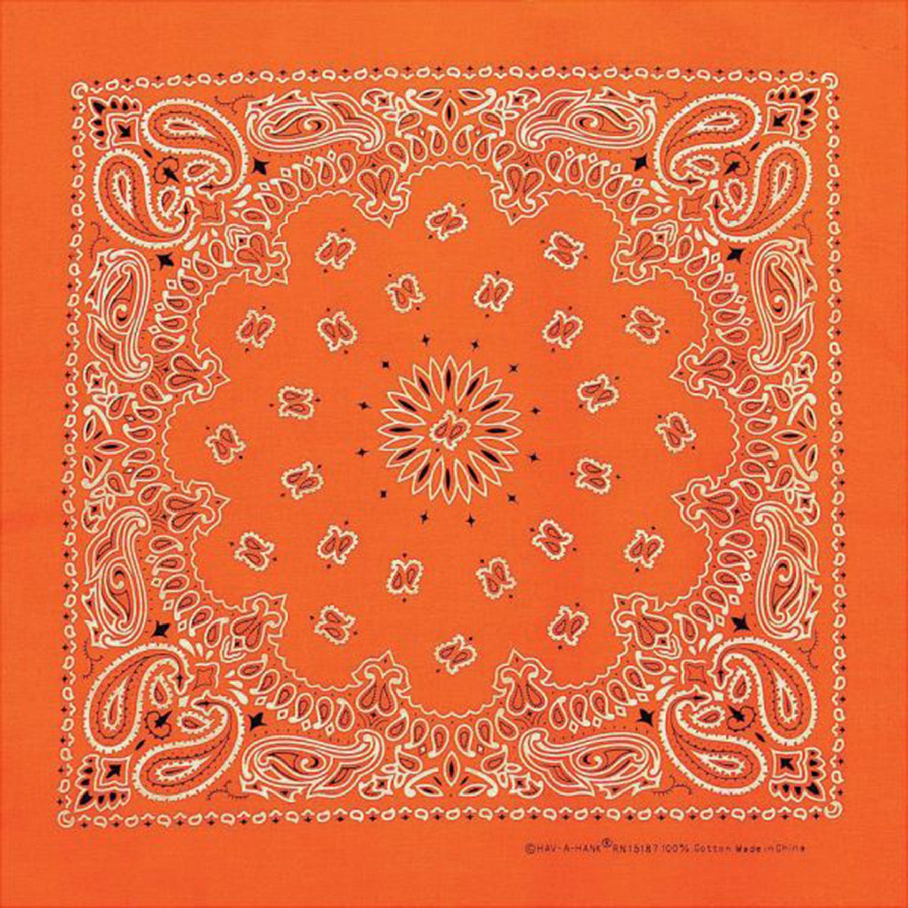 Bandana Neon Orange - Eastside Sports