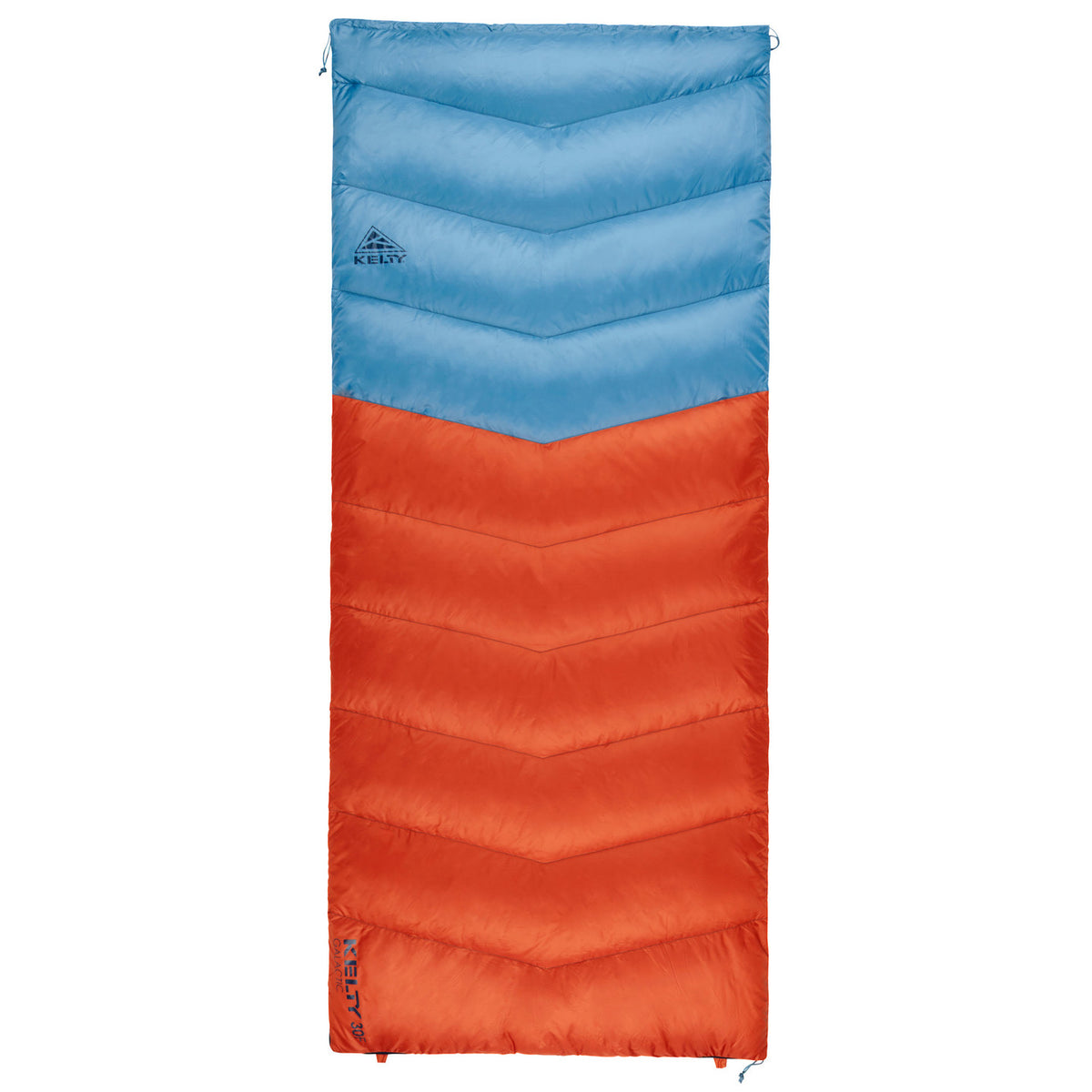 the kelty galactic 30 degree down sleeping bag in color rooibos