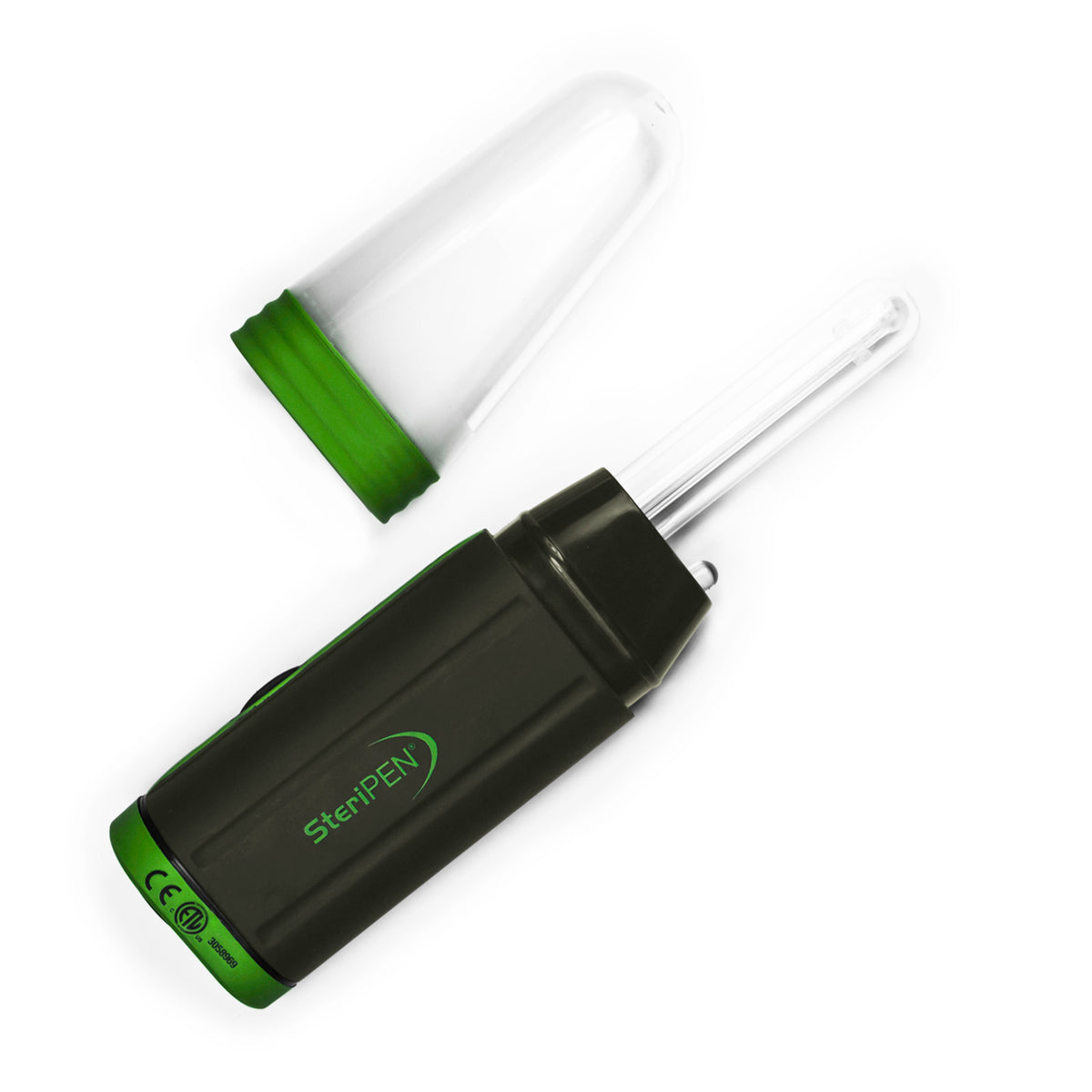 side view of the katady steripen adventurer with the cap off