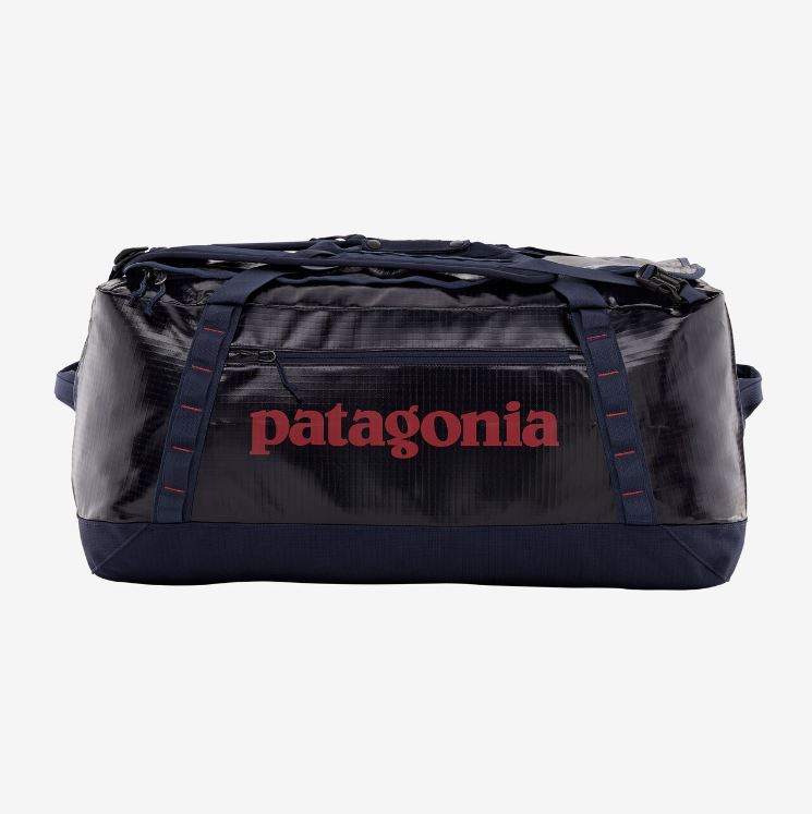 patagonia 70 litre black hole duffel in classic navy